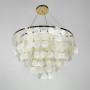 Зображення Кругла золота люстра ATHELIA із перламутровими пластинами Ø 60 см ИМ Light-Deco 1 