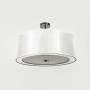 Зображення Люстра в хромованому корпусі з білим абажуром Ø 50 см ИМ Light-Deco 2 