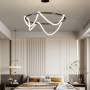 Зображення Чорна кільцева люстра ELISION з гнучкою LED стрічкою ИМ Light-Deco 6 