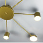 Зображення Стельовий LED світильник золотистого кольору ИМ Light-Deco 1 