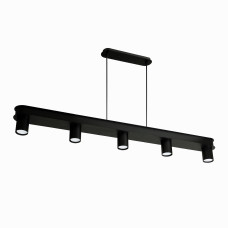 Люстра підвісна (світильник підвісний) Atmolight Point GU10 СL5-1100 Black чорний