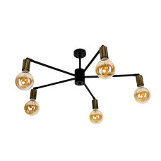 Люстра (світильник стельовий) Star 5M 840/320 Black/BrushGold Люстра (світильник стельовий) Star 5M 840/320 Black/BrushGold