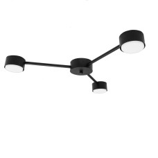 Люстра (стельовий світильник) Dots GX53 C3-325 Black чорний