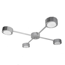 Люстра (світильник стельовий) Quant GX53 C4-350 MoireSilver Люстра (світильник стельовий) Quant GX53 C4-350 MoireSilver