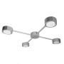 Зображення Люстра (світильник стельовий) Quant GX53 C4-350 MoireSilver ИМ Light-Deco 