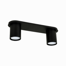 Люстра стельова (стельовий світильник) Atmolight Point GU10 L2-290 Black чорний