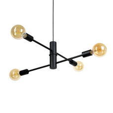 Люстра підвісна (світильник підвісний) Atmolight Orbi Star Е27 P4 635/205 Black чорний