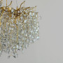 Изображение Вишукана золота підвісна люстра з прозорим кришталем Ø60 см ИМ Light-Deco 1 