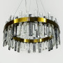 Изображение Підвісна кільцева люстра із кришталем у латунному корпусі Ø 60 см ИМ Light-Deco 5 