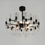 Зображення Розкішна чорна люстра із скляними паличками Ø 55 см ИМ Light-Deco 4 