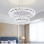Зображення Підвісна люстра на 2 кільця з скляними палочками ИМ Light-Deco 2 