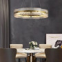 Изображение Розкішна підвісна люстра Wave shaded з фактурним склом Ø 70 см ИМ Light-Deco 4 