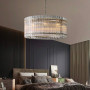 Изображение Кришталева кругла люстра із сріблом Ø 80 см ИМ Light-Deco 7 