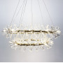 Зображення Підвісна люстра на 2 кільця з скляними палочками ИМ Light-Deco 4 