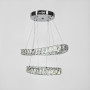 Зображення Елегантна кришталева люстра на 2 овальні яруси 50+40 см ИМ Light-Deco 1 
