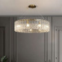 Зображення Підвісна латунна люстра із крижаними пластинами Ø 100 см ИМ Light-Deco 5 
