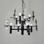 Зображення Двоярусна люстра з видовженим камінням на 8 ламп Ø 65 см ИМ Light-Deco 3 