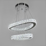 Зображення Елегантна кришталева люстра на 2 овальні яруси 50+40 см ИМ Light-Deco 4 