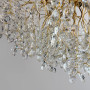Изображение Вишукана золота підвісна люстра з прозорим кришталем Ø80 см ИМ Light-Deco 1 