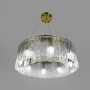 Изображение Підвісна латунна люстра із крижаними пластинами Ø 60 см ИМ Light-Deco 3 