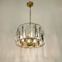 Изображение Латунна підвісна люстра із кришталевими пластинами ИМ Light-Deco 2 