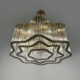 Изображение Вишукана золота люстра із скляними трубками Ø 77 см ИМ Light-Deco 4 
