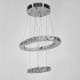 Зображення Елегантна кришталева люстра на 2 овальні яруси 50+30 см ИМ Light-Deco 4 
