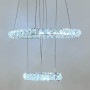 Зображення Елегантна кришталева люстра на 2 овальні яруси 50+30 см ИМ Light-Deco 1 