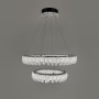 Зображення Кільцева кришталева люстра в хромі на 2 яруси 60+40 см ИМ Light-Deco 1 