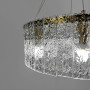 Изображение Підвісна латунна люстра із крижаними пластинами Ø 60 см ИМ Light-Deco 5 