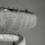Зображення Кільцева кришталева люстра в хромі на 2 яруси 60+40 см ИМ Light-Deco 