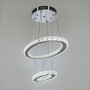 Зображення Елегантна кришталева люстра на 2 овальні яруси 50+30 см ИМ Light-Deco 2 