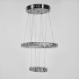 Зображення Елегантна кришталева люстра на 2 овальні яруси 50+30 см ИМ Light-Deco 