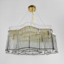 Изображение Вишукана золота люстра із скляними трубками Ø 77 см ИМ Light-Deco 2 