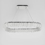 Изображение Кільцева овальна кришталева люстра в хромі 80х38 см ИМ Light-Deco 1 