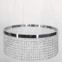 Изображение Неймовірна кришталева люстра з срібним обводком h25 ИМ Light-Deco 