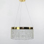 Изображение Неймовірна кришталева люстра з золотим обводком h35 ИМ Light-Deco 1 