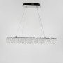 Изображение Кільцева овальна кришталева люстра в хромі 80х38 см ИМ Light-Deco 