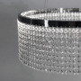 Изображение Неймовірна кришталева люстра з срібним обводком h25 ИМ Light-Deco 2 