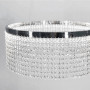 Изображение Неймовірна кришталева люстра з срібним обводком h25 ИМ Light-Deco 1 