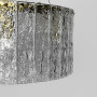 Зображення Підвісна латунна люстра із крижаними пластинами Ø 80 см ИМ Light-Deco 1 