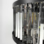 Зображення Люстра чорна з графітовими пластинами Ø 60 см ИМ Light-Deco 6 