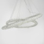 Изображение Неймовірна кришталева латунна підвісна люстра Ø 80+60 см ИМ Light-Deco 5 