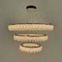 Зображення Кільцева кришталева люстра в хромі на 3 яруси 80+60+40 см ИМ Light-Deco 4 