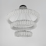 Зображення Кільцева кришталева люстра в хромі на 3 яруси 80+60+40 см ИМ Light-Deco 