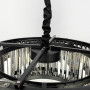 Зображення Люстра чорна з графітовими пластинами Ø 60 см ИМ Light-Deco 3 