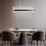 Зображення Видовжена підвісна люстра COLISEUM BLACK у корпусі 100 см ИМ Light-Deco 3 