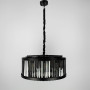 Зображення Люстра чорна з графітовими пластинами Ø 60 см ИМ Light-Deco 