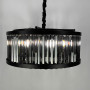 Зображення Люстра чорна з графітовими пластинами Ø 60 см ИМ Light-Deco 5 