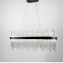 Зображення Видовжена підвісна люстра COLISEUM BLACK у корпусі 100 см ИМ Light-Deco 